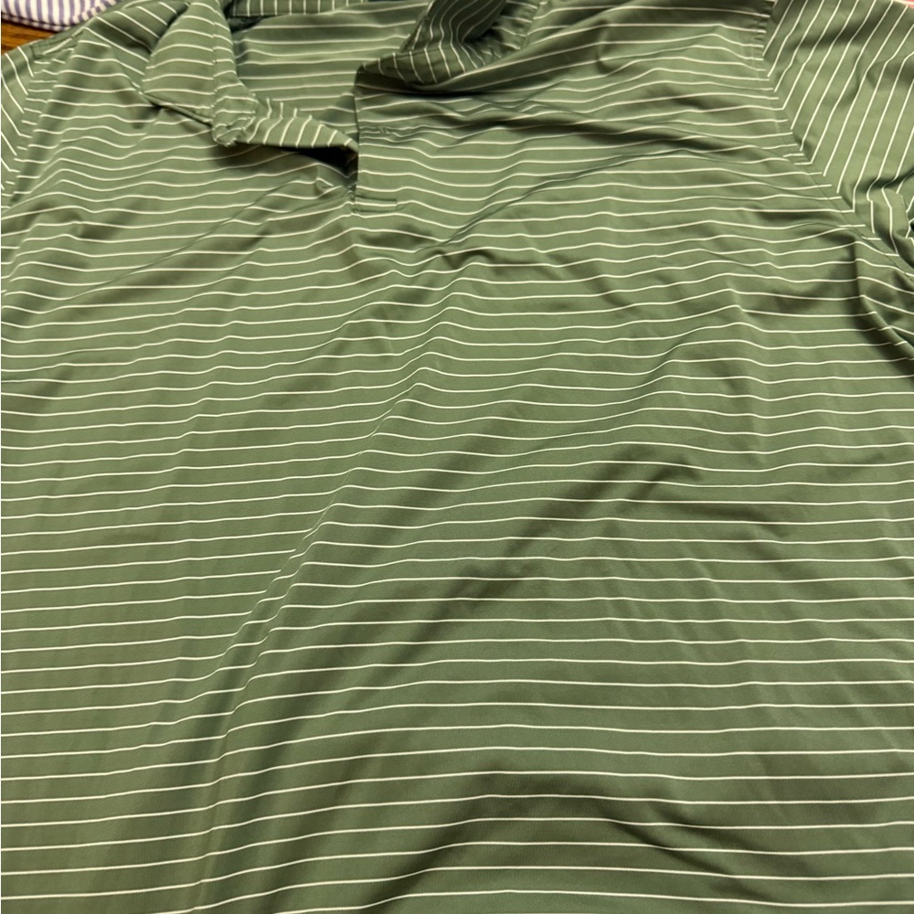 Lot of 4 Peter Millar Men's Polo Shirt Set - Blue, Green, Pink, White - Picture 10 of 12